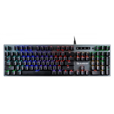 Клавиатура A4Tech Bloody B765 механическая серый USB for gamer LED (B765 GREY/NEON (GREEN SWITCH)), фото 