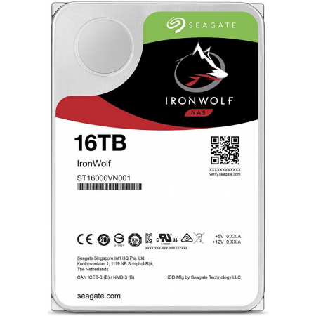 Жесткий диск Seagate IronWolf 16Tb ST16000VN001, фото 