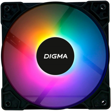 Вентилятор для корпуса Digma DFAN-FRGB1 DFAN-FRGB1, фото 