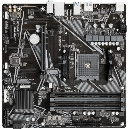 Материнская плата Gigabyte B550M K AM4, фото 