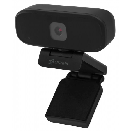Камера Web Оклик OK-C015HD черный 1Mpix (1280x720) USB2.0 с микрофоном, фото 