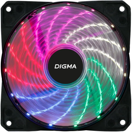 Вентилятор для корпуса Digma DFAN-FRGB2 DFAN-FRGB2, фото 