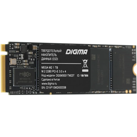 SSD Digma Mega M2 1Tb DGSM3001TM23T, фото 