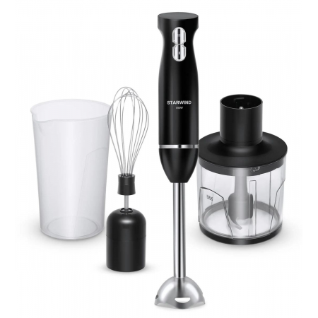 Блендер погружной Starwind SBP2200 850Вт черный/серебристый, фото 