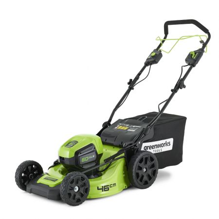 Газонокосилка самоходная аккумуляторная  GreenWorks GD60LM46SP, 60V, 46 см, бесщеточная, без АКБ и ЗУ (2502907), фото 