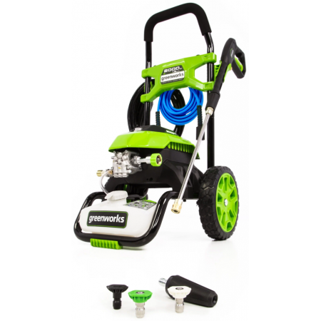 Мойка высокого давления электрическая GreenWorks GHP2000 140 bar (5105507), фото , изображение 2