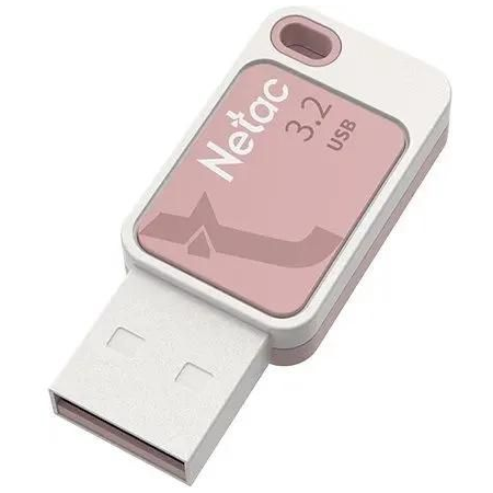 Флеш Диск Netac 64Gb UA31 NT03UA31N-064G-20PK USB3.2 розовый, фото 