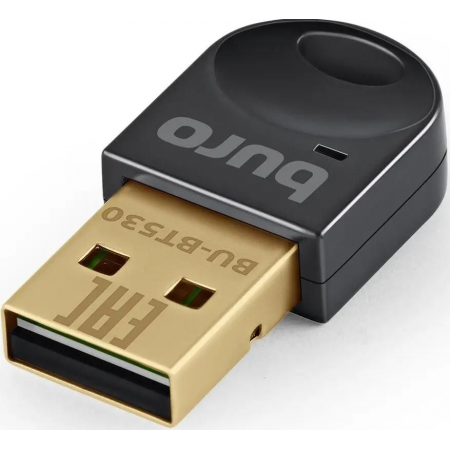 Адаптер USB Buro BU-BT530 Bluetooth 5.3+EDR class 1.5 20м черный, фото 
