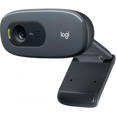 Камера Web Logitech HD Webcam C270 черный 0.9Mpix (1280x720) USB2.0 с микрофоном (960-000999), фото 