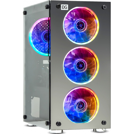 Корпус ExeGate Mistery X2 500W серо-чёрный EX294482RUS, фото 