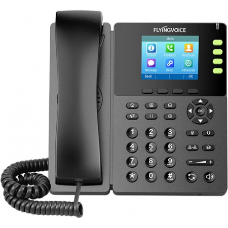 Телефон IP Flyingvoice FIP-14G черный, фото 