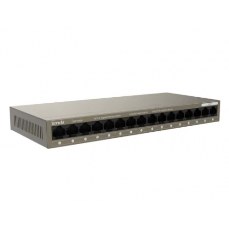 Коммутатор Tenda TEG1016M неуправляемый 16-портовый  Gigabit Ethernet, фото 