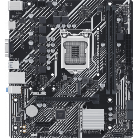 Материнская плата Asus PRIME H510M-K R2.0 Soc-1200 Intel H470 2xDDR4 mATX AC`97 8ch(7.1) GbLAN+VGA+HDMI, фото 