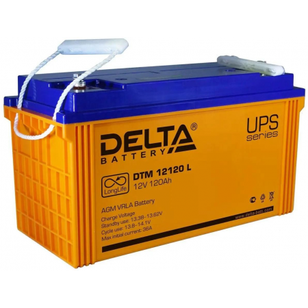 Батарея для ИБП Delta DTM 12120 L 12В 120Ач, фото 