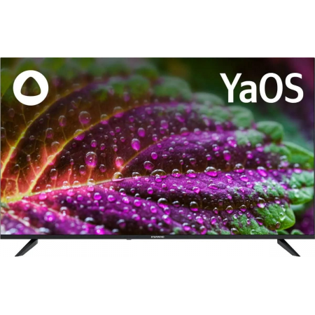 Телевизор LED Starwind 55 SW-LED55UG403 Яндекс.ТВ Frameless черный 4K Ultra HD 60Hz DVB-T DVB-T2 DVB-C DVB-S DVB-S2 USB WiFi Smart TV, фото 