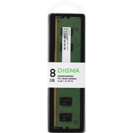 Память DDR5 8Gb 4800MHz Digma DGMAD5480008S RTL PC5-38400 CL40 DIMM 288-pin 1.1В single rank Ret, фото 