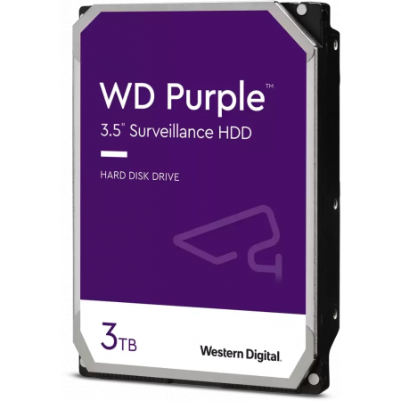 Жесткий диск WD SATA-III 3TB WD33PURZ Surveillance Purple (5400rpm) 64Mb 3.5, фото 