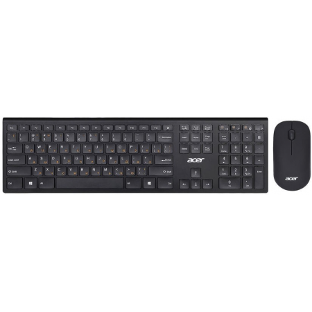 Комплект клавиатура и мышь Acer OKR030 [ZL.KBDEE.005]  Combo wilreless USB  slim black, фото 