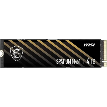 Накопитель SSD MSI 4TB 3D NAND Скорость записи 4200 Мб/сек. Скорость чтения 5000 Мб/сек. TBW 900 Тб S78-440R030-P83, фото 
