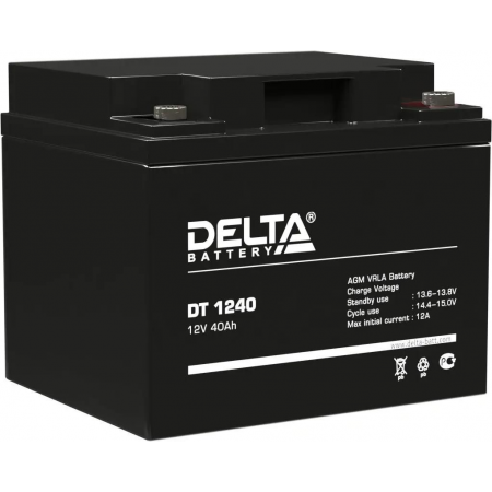 Батарея Delta DT 1240 (12V, 40Ah), фото 