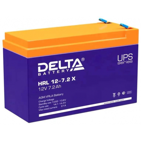Батарея для ИБП Delta HRL 12-7.2 X 12В 7.2Ач, фото 
