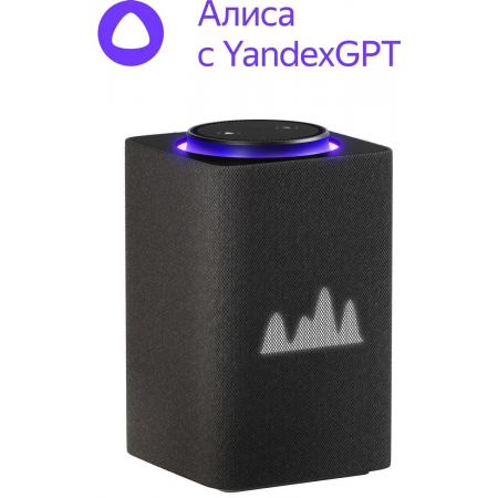 Умная колонка Yandex Станция Макс Zigbee Алиса графитовый 65W 1.0 BT 10м (YNDX-00053K), фото 