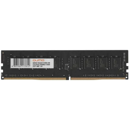 Оперативная память DIMM QUMO DDR4 4Gb QUM4U-4G2666C19, фото 