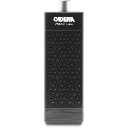 Ресивер DVB-T2 Cadena CDT-2311 MINI черный, фото 