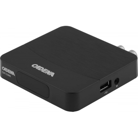 Ресивер DVB-T2 Cadena CDT-2388S черный, фото 