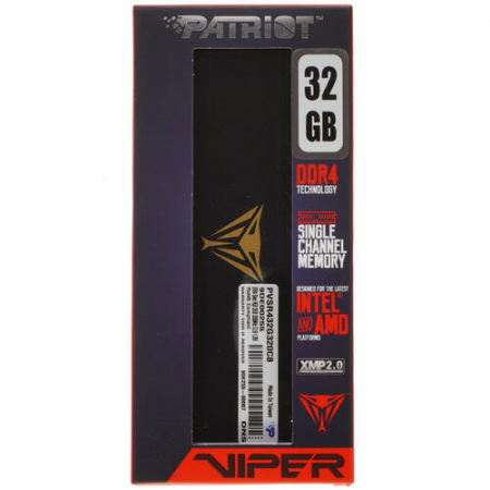 Оперативная память DIMM Patriot Viper Steel RGB DDR4 32Gb PVSR432G320C8, фото , изображение 5