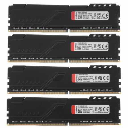 Оперативная память DIMM Kingston FURY Beast Black DDR4 64Gb KF432C16BB1K4/64 (4x16Gb), фото , изображение 2
