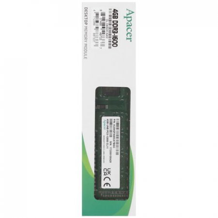 Оперативная память DIMM Apacer DDR3 4Gb DL.04G2K.KAM, фото , изображение 4