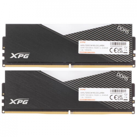 Оперативная память DIMM ADATA XPG Lancer RGB DDR5 32Gb AX5U7200C3416G-DCLARBK (2x16Gb), фото , изображение 3