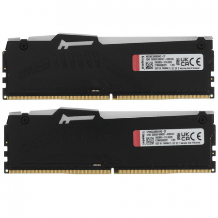 Оперативная память DIMM Kingston FURY Beast Black AMD RGB DDR5 32Gb KF556C36BBEAK2-32 (2x16Gb), фото , изображение 3