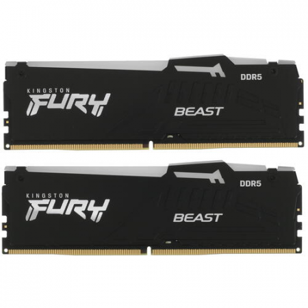 Оперативная память DIMM Kingston FURY Beast Black AMD RGB DDR5 32Gb KF556C36BBEAK2-32 (2x16Gb), фото , изображение 2