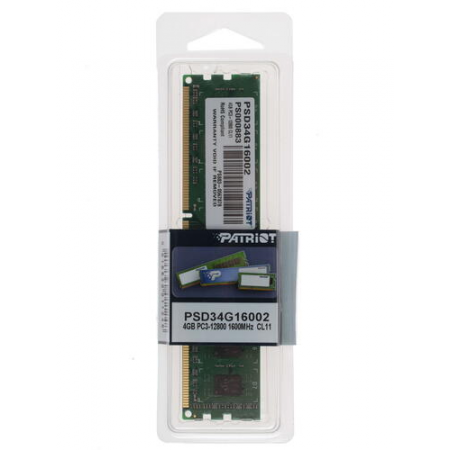 Оперативная память DIMM Patriot Signature DDR3 4Gb PSD34G16002, фото , изображение 4
