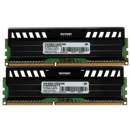 Оперативная память DIMM Patriot Memory Viper 3 Black Mamba DDR3 8Gb PV38G160C9K (2x4Gb), фото , изображение 2