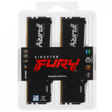 Оперативная память DIMM Kingston FURY Beast Black RGB DDR5 32Gb KF556C40BBAK2-32 (2x16Gb), фото , изображение 4