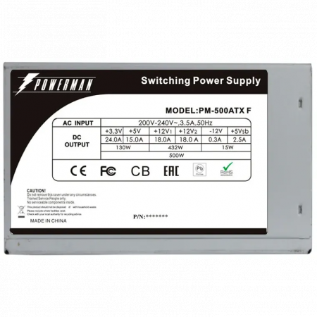 Блок питания InWin PM-500ATX-F 500W PM-500ATX-F, фото , изображение 9