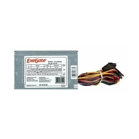 Блок питания ExeGate AB400 400W EX219183RUS-S, фото , изображение 4
