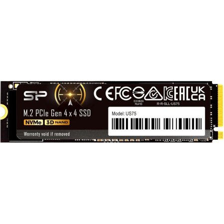 Накопитель SSD Silicon Power PCI-E 4.0 x4 1TB SP01KGBP44US7505 US75 M.2 2280, фото 