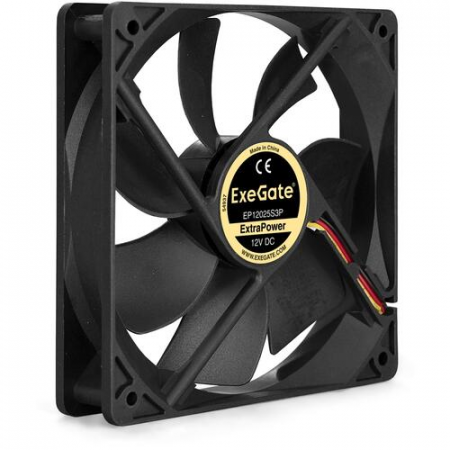 Вентилятор для корпуса ExeGate ExtraPower EP12025S3P EX283388RUS, фото , изображение 3