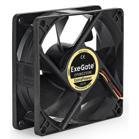 Вентилятор для корпуса ExeGate ExtraPower EP08025S3P EX166174RUS, фото , изображение 3