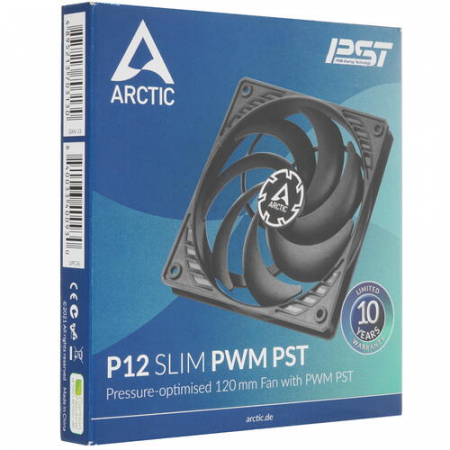 Вентилятор для корпуса Arctic Cooling P12 SLIM PWM PST ACFAN00187A, фото , изображение 7