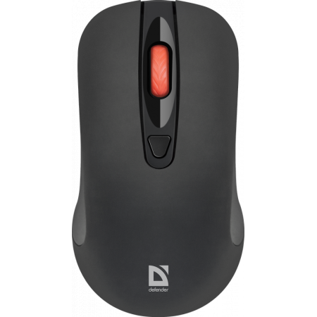 Мышь беспроводная Defender MS-195 (52195) чёрный, фото 