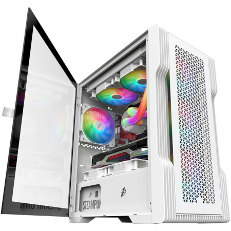 Корпус 1STPLAYER TRILOBITE T3 белый T3-WH-4F1-W, фото , изображение 3