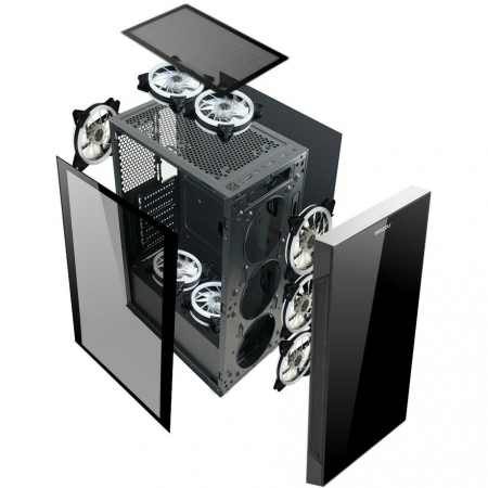 Корпус Ginzzu CL280 чёрный CL280, фото , изображение 7