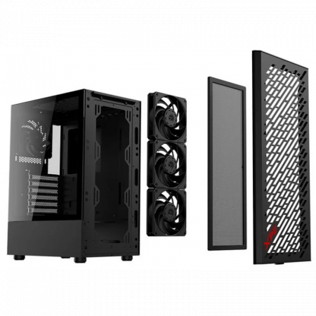 Корпус ADATA XPG VALOR AIR чёрный VALORAIRMT-BKCWW, фото , изображение 3