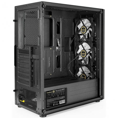 Корпус ExeGate EVO-9205 500W чёрный EX294974RUS, фото , изображение 2