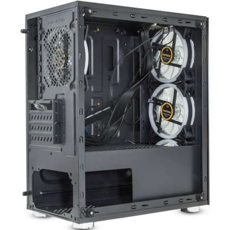 Корпус ExeGate Mistery X2 400W серо-чёрный EX294480RUS, фото , изображение 2